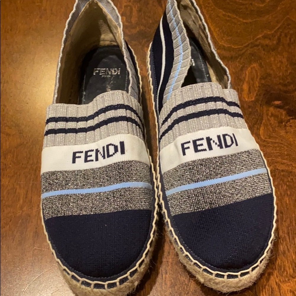 Authentic fendi espadrilles
